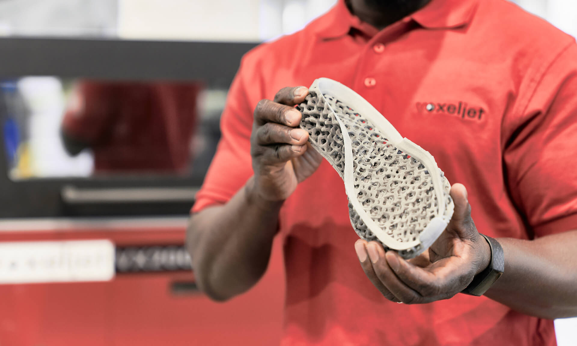 voxeljet的3D聚合物鞋底