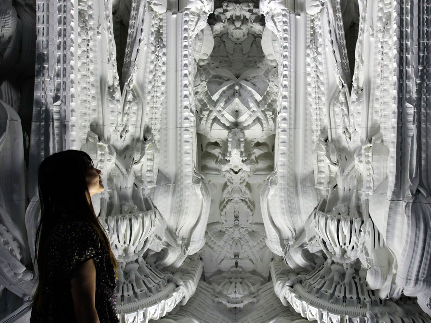 來(lái)自voxeljet的3D打印機(jī)的藝術(shù)模型