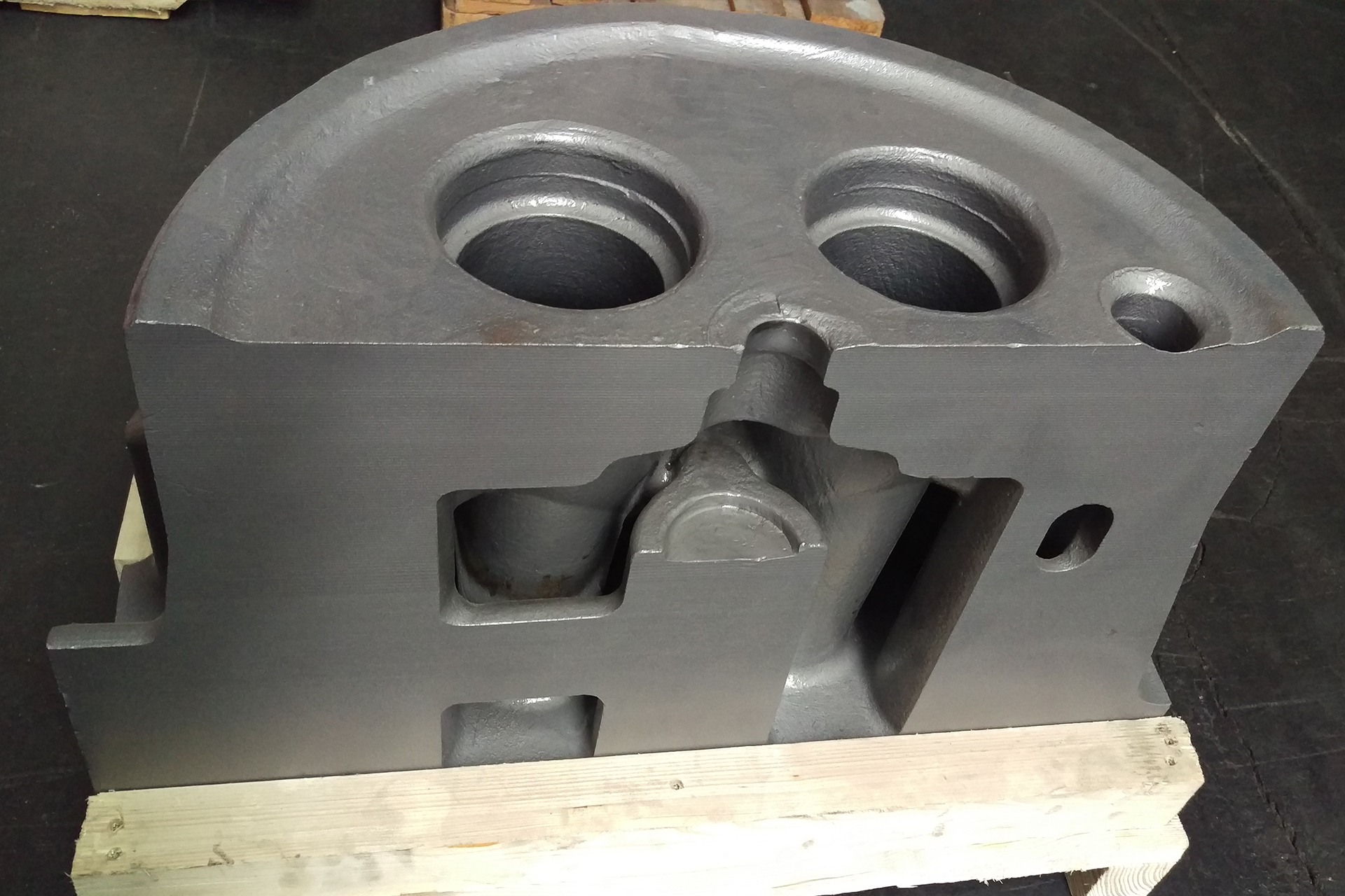 Abgegossener Zylinderkopf von voxeljet