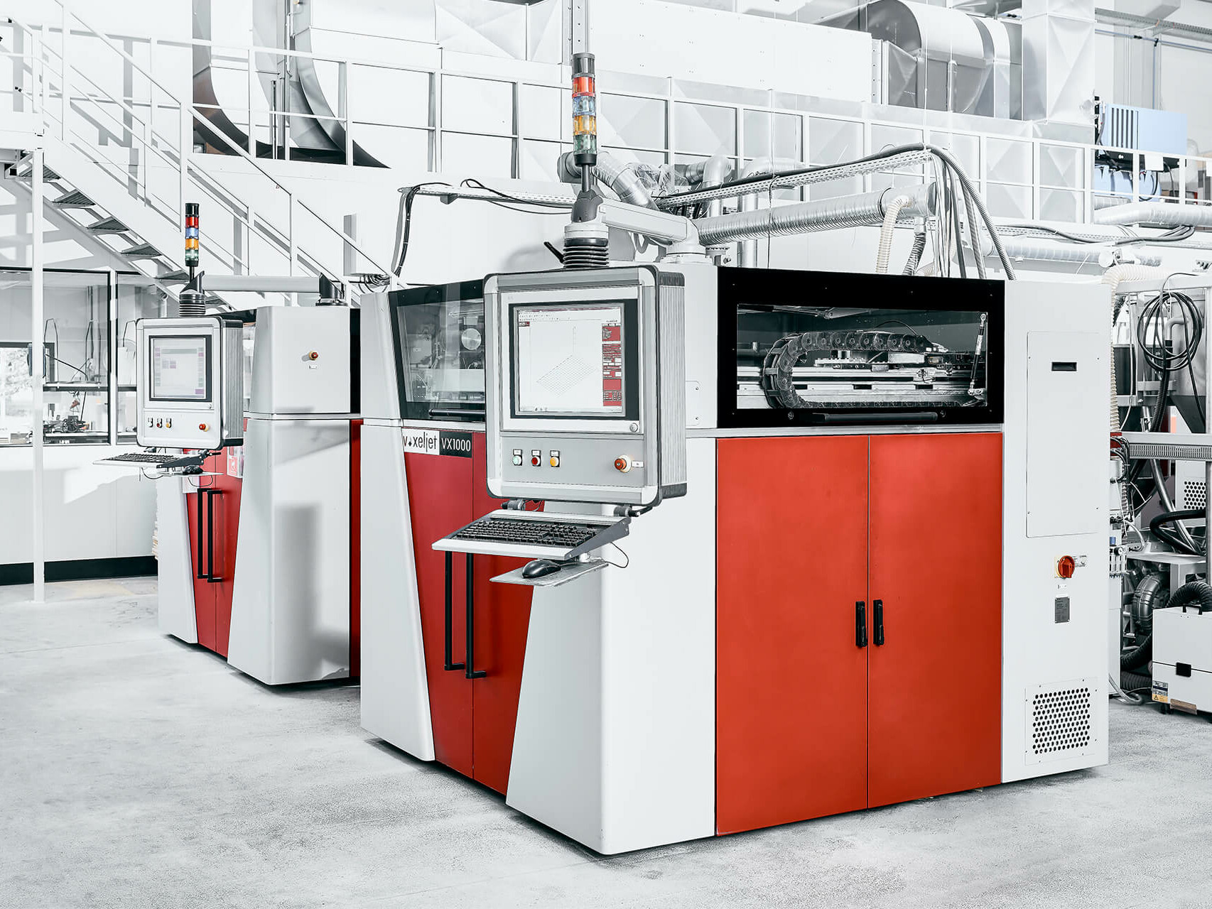 voxeljet的工业3D打印系统VX1000。